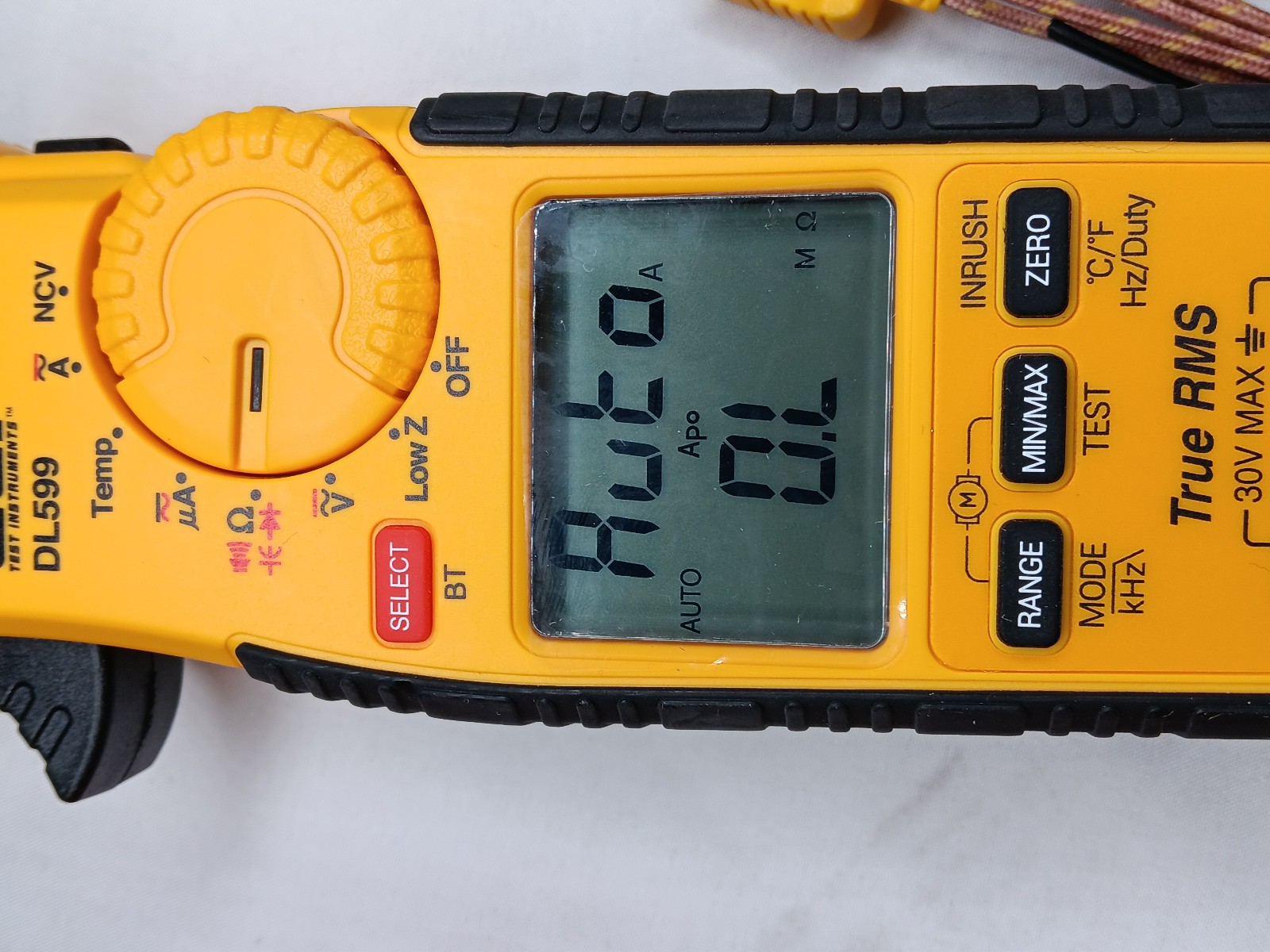 UEi DL599 Wireless TRMS Clamp Meter with Motor Testing