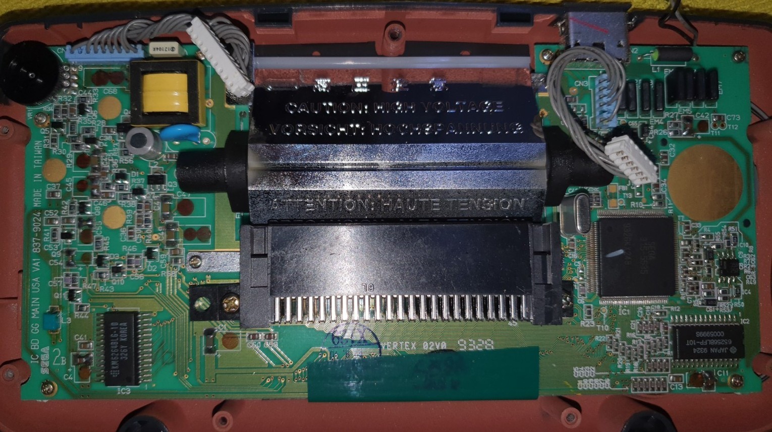 Sega Game Gear Capacitor Replacement and Repair Service Recap