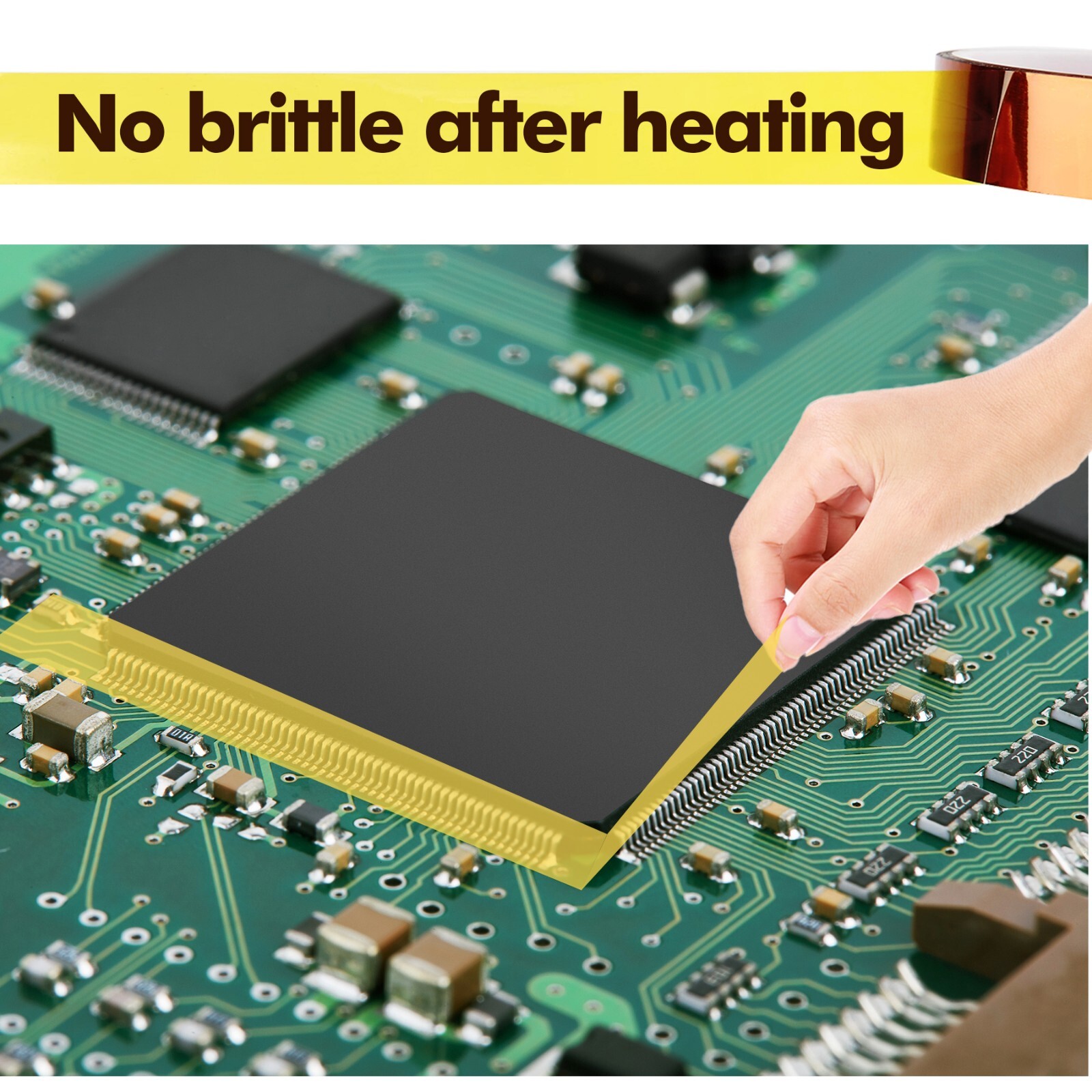 A-SUB 4 Rolls Polyimide High Temperature Tapes Heat Resistant Kapton 10mm, 20mm