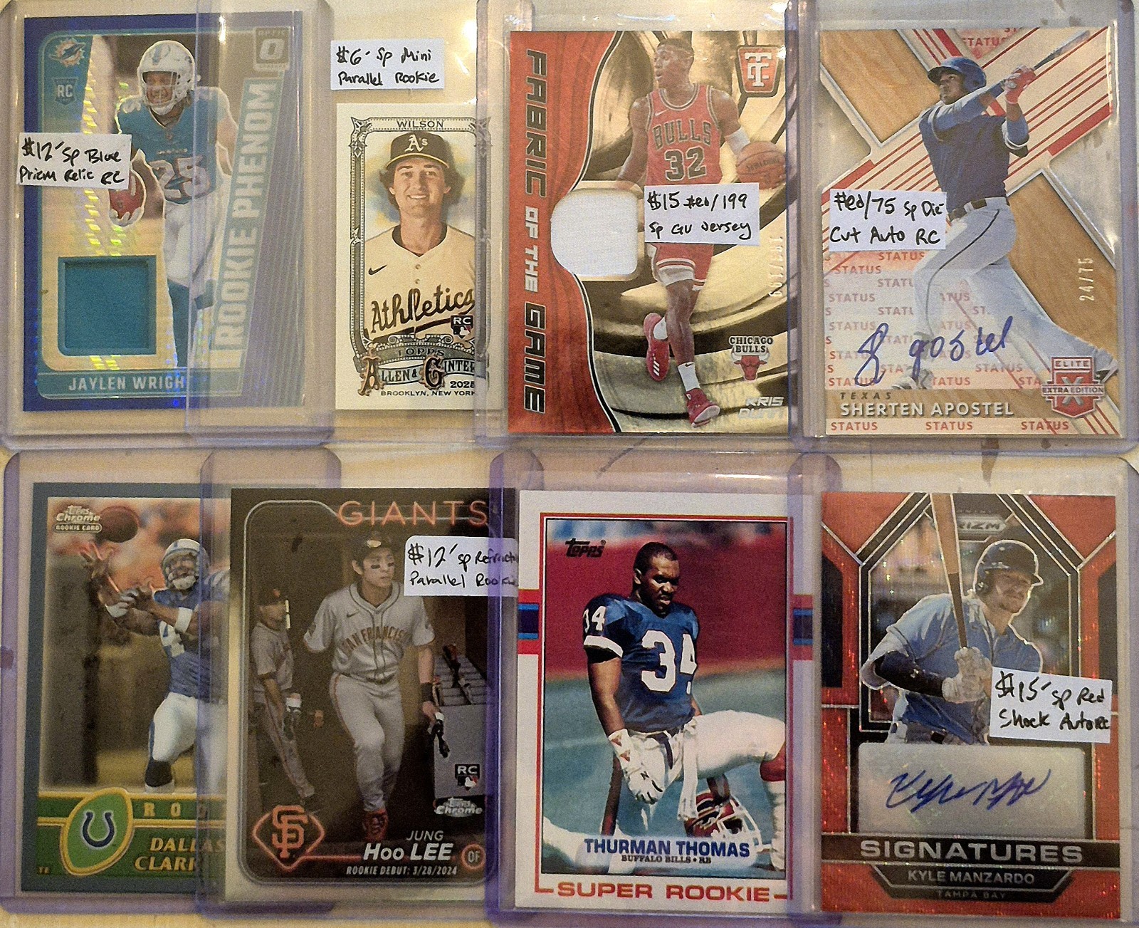 SPORT CARD COLLECTION PSA SP AUTO #ED PAR. RELIC GU JERSEY ROOKIE JORDAN RC LOT
