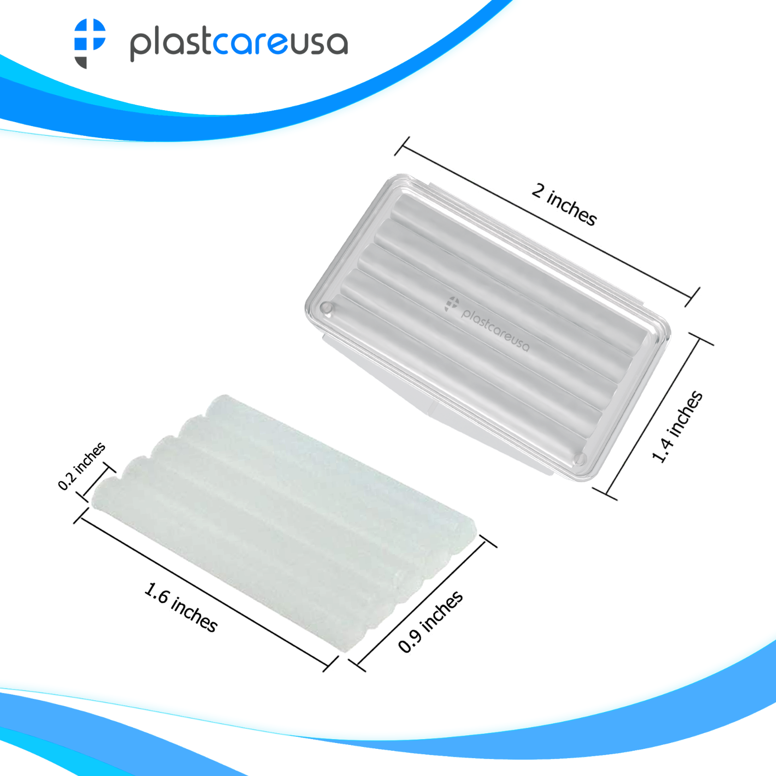 50 Braces Wax for Dental Orthodontic Teeth Protection - Bulk Ortho Unscented Kit