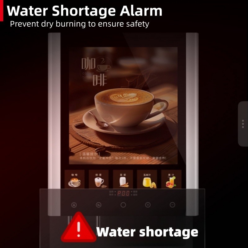 4 Flavors Office Coffee Machine Commercial Coffee Machine Instant Coffee Maker