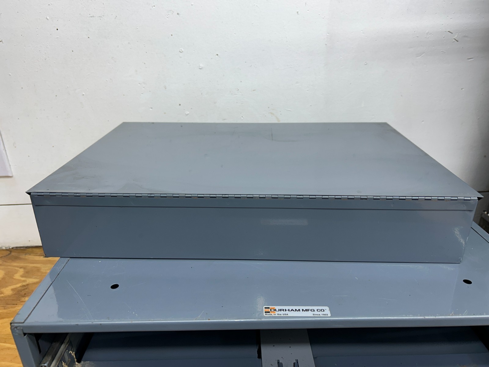 Durham Mfg Two Drawer Cabinet Removable and Divided Approximately 20"W 16"D 8"T