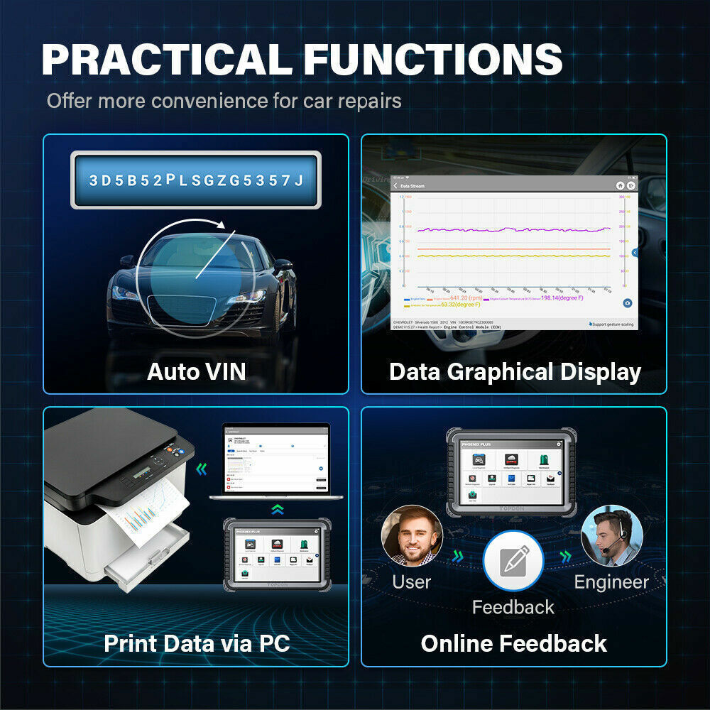 2024 TOPDON Phoenix Plus Key Programming Tool Full System Diagnostic Scanner