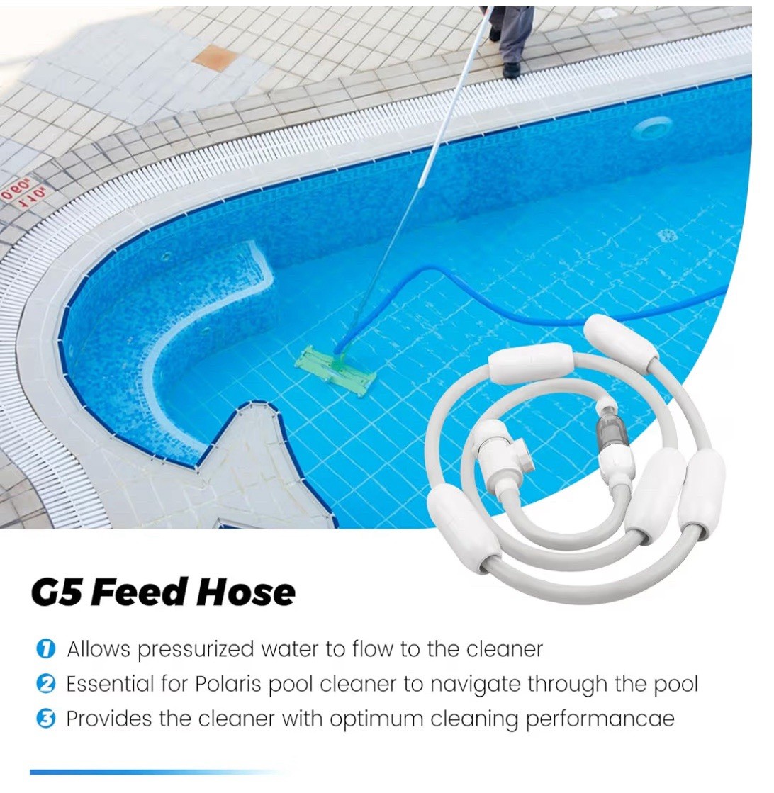 2025 G5 Pool Cleaner Feed Hose w/ UWF & Float Fit for Zodiac Polaris (not 360)