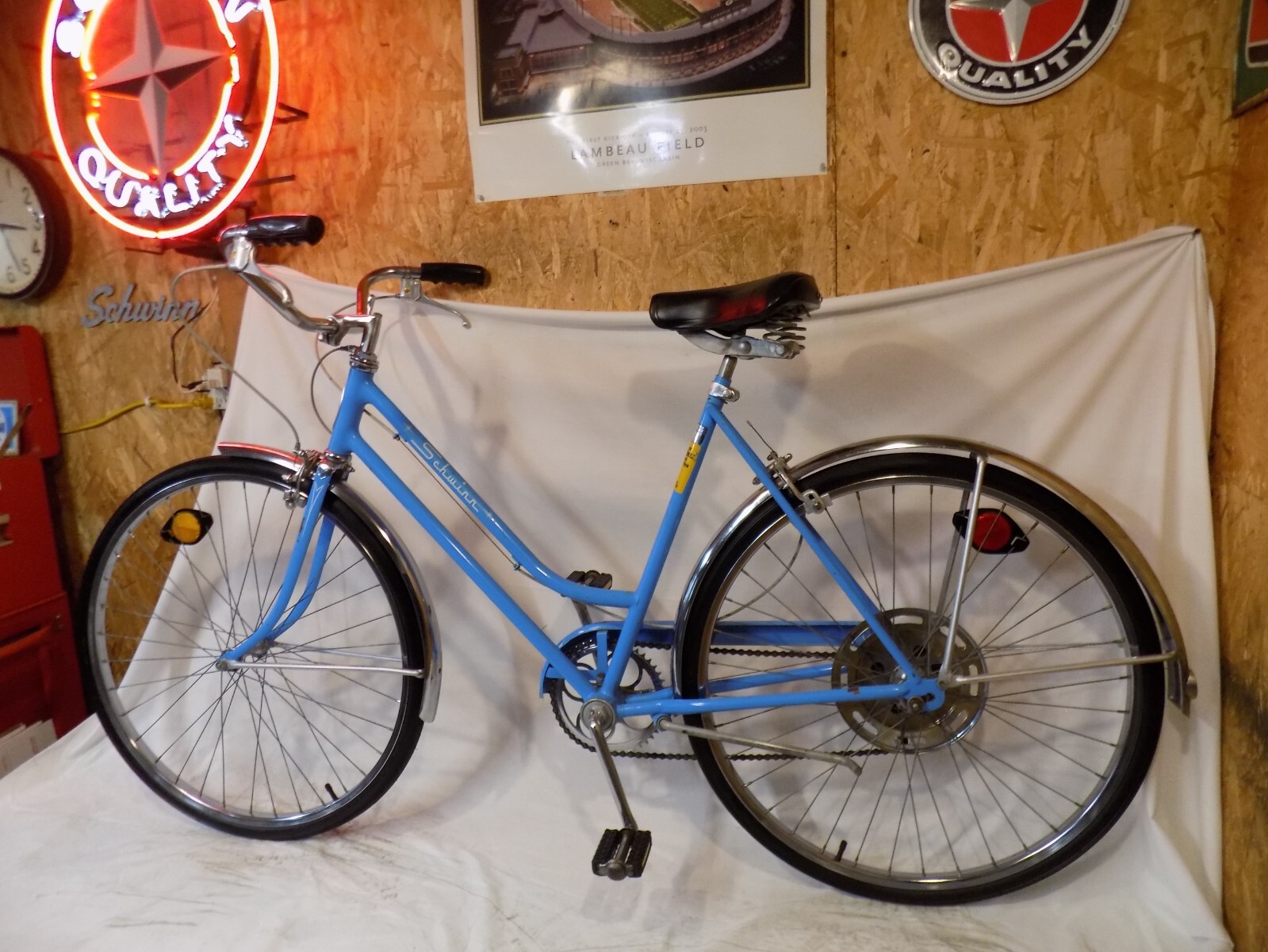 1974 SCHWINN COLLEGIATE 5-SPEED OPAQUE BLUE CRUISER BIKE SPEEDSTER BREEZE RACER