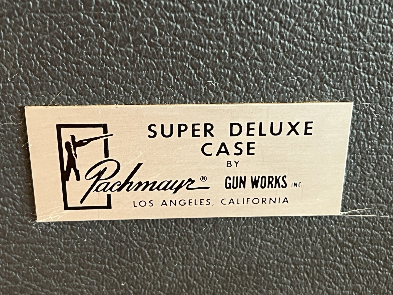 Vintage Pachmayr Gun Works Super Deluxe Case with 4 Holders, No Key or Holes