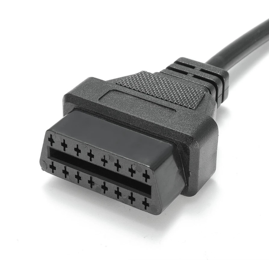 12 Pin OBD1 to 16 Pin OBD2 Convertor Adapter Cable for GM Car Diagnostic Scanner