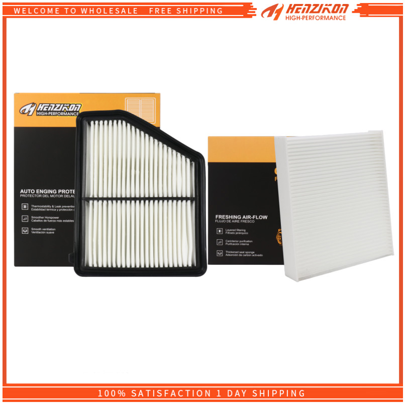 PREMIUM COMBO SET AIR FILTER + CABIN AIR FILTER For 2016-2022 HONDA CIVIC 2.0L