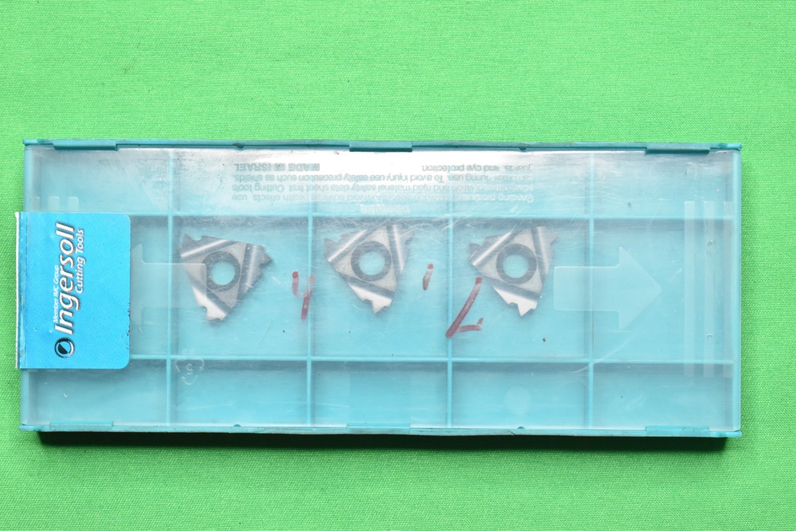 Qty 4 Ingersoll 22IL7UN TT9030 (5902529) Threading Inserts - NOB