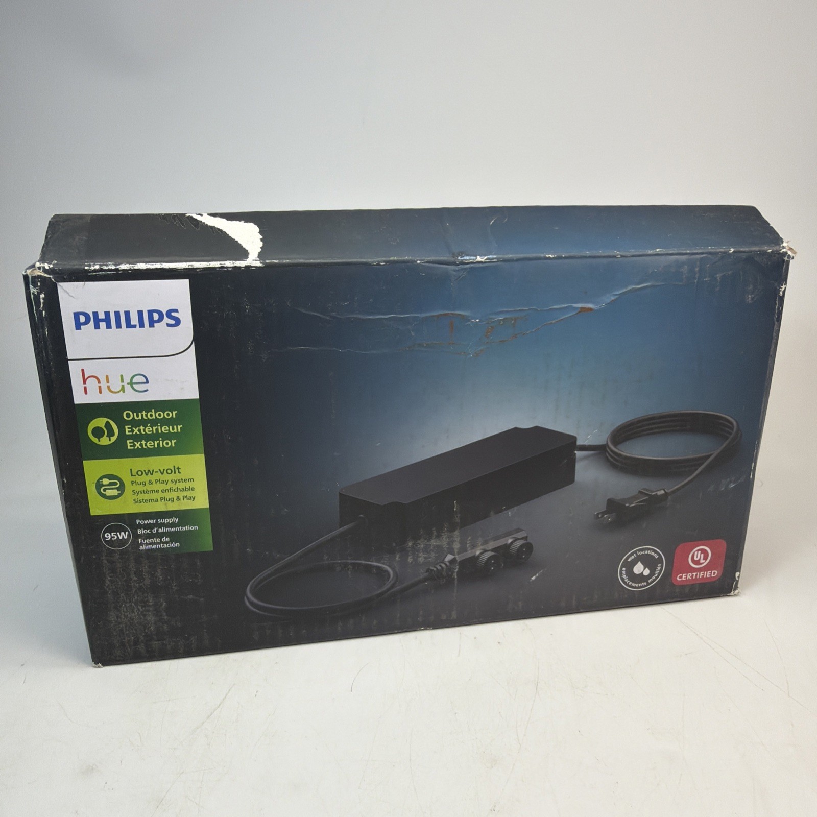 Philips Hue 1748830VN 120V Outdoor Power Supply 100W NEW Open Box