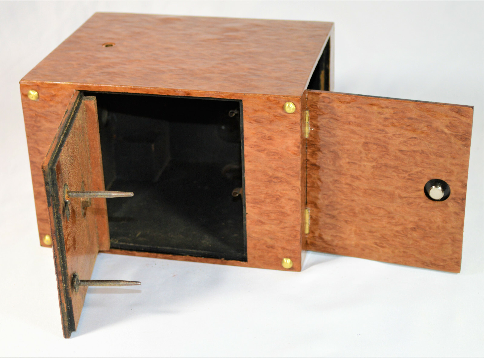 BOX CAMERA 123yr. ANTIQUE WESTERN MAGAZINE CYCLONE NO 5 c.1898 CUSTOM EUCALYPTUS