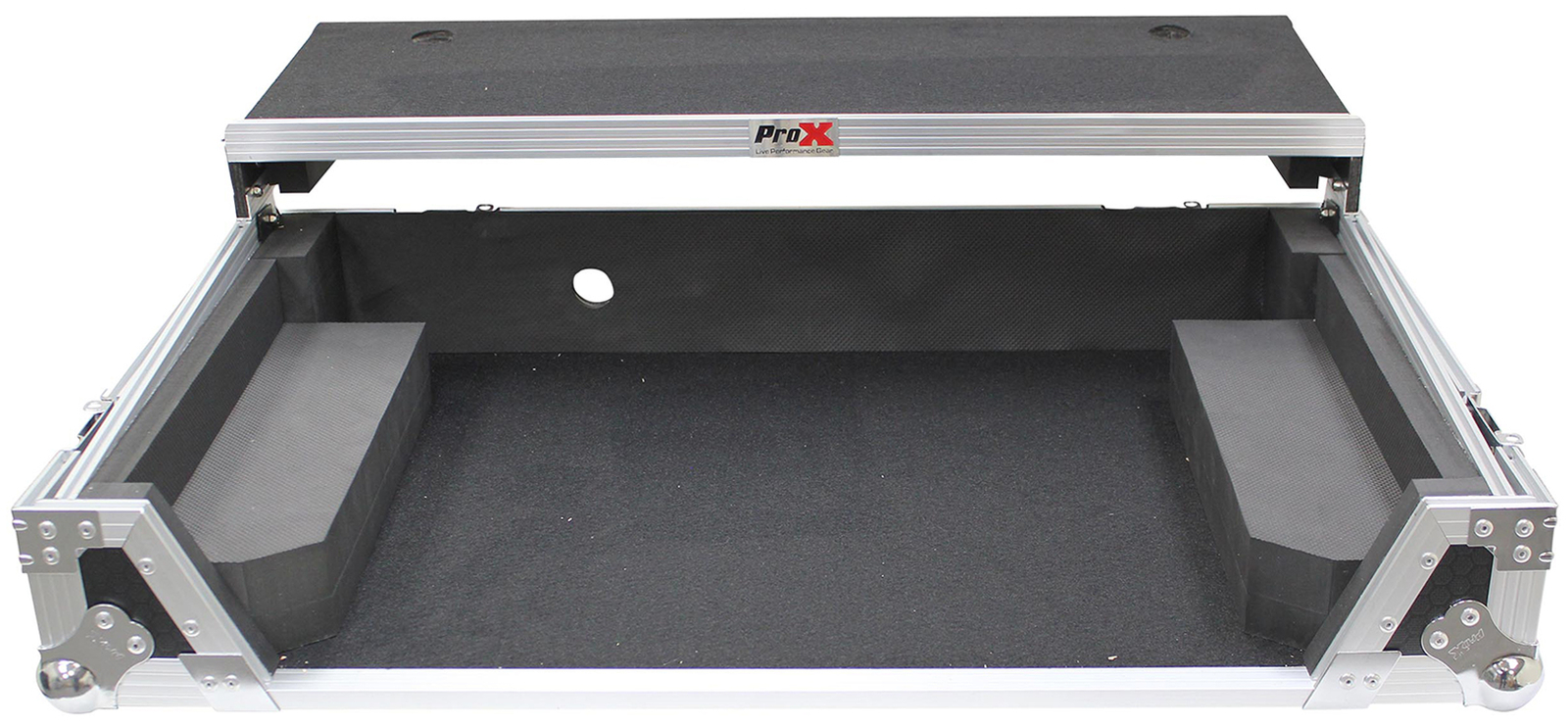 ProX XS-XDJXZ WLT Hard Flight Road Case+Laptop Shelf+Wheels 4 Pioneer DJ XDJ-XZ