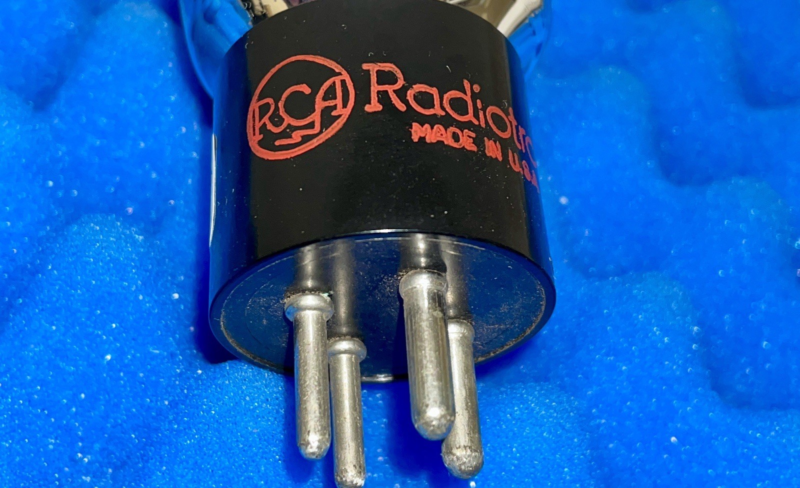 ONE NOS RCA 2A3 Vacuum Tube/ U3 =1937/ Spring Top /Foil Getter/ Amplitrex TESTED