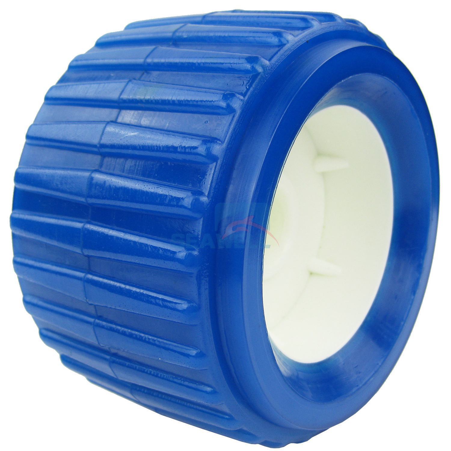 4PCS Boat Trailer Roller Marine Inflatable Boat Ribbed Wobble Roller Plastic