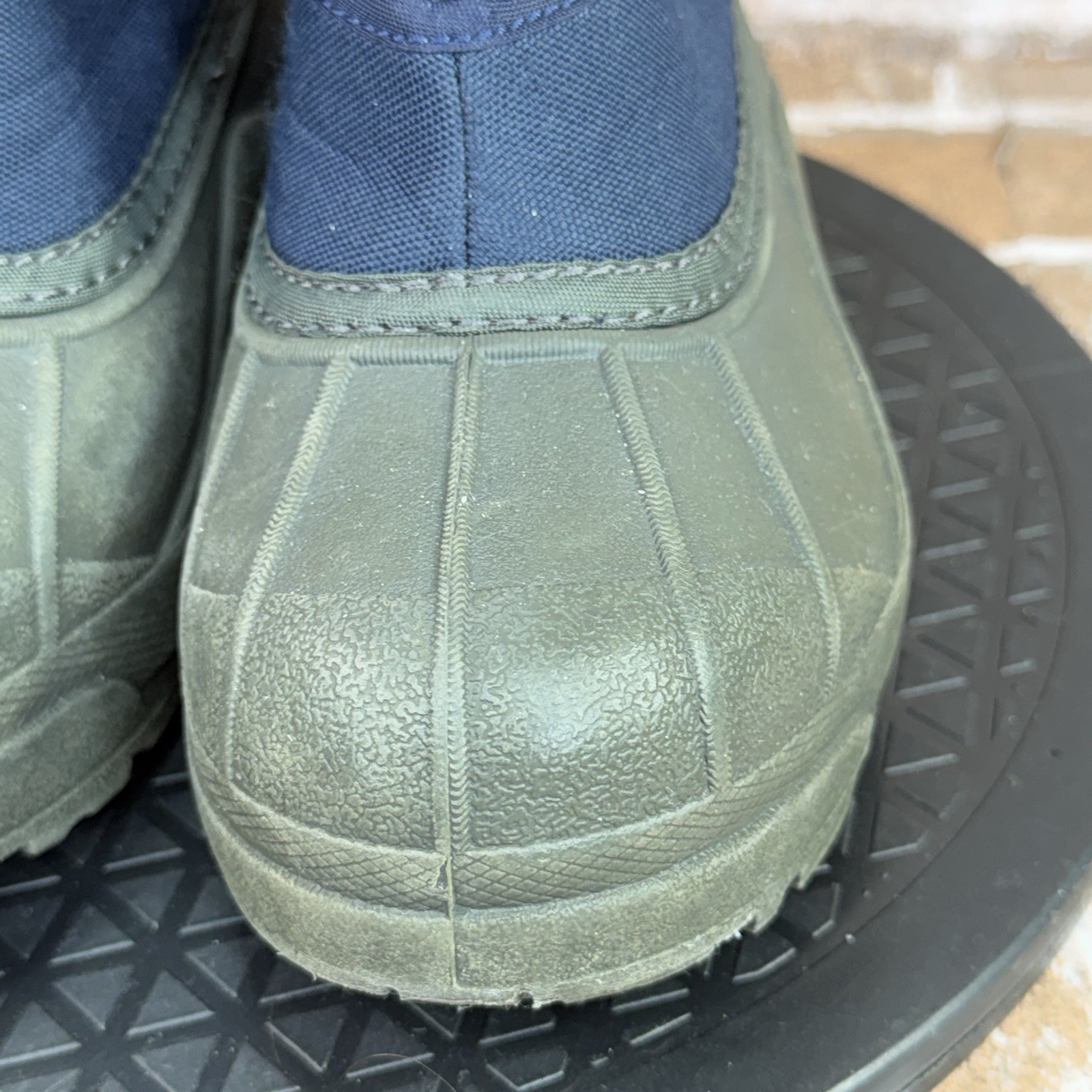 Columbia Powderbug Plus II Waterproof Winter Snow Boots Blue Boys Youth Size 1