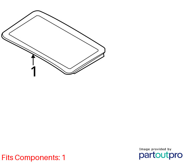 (LOCAL PICKUP ONLY) Roof Glass Fits 12-18 BMW 320i 7006501