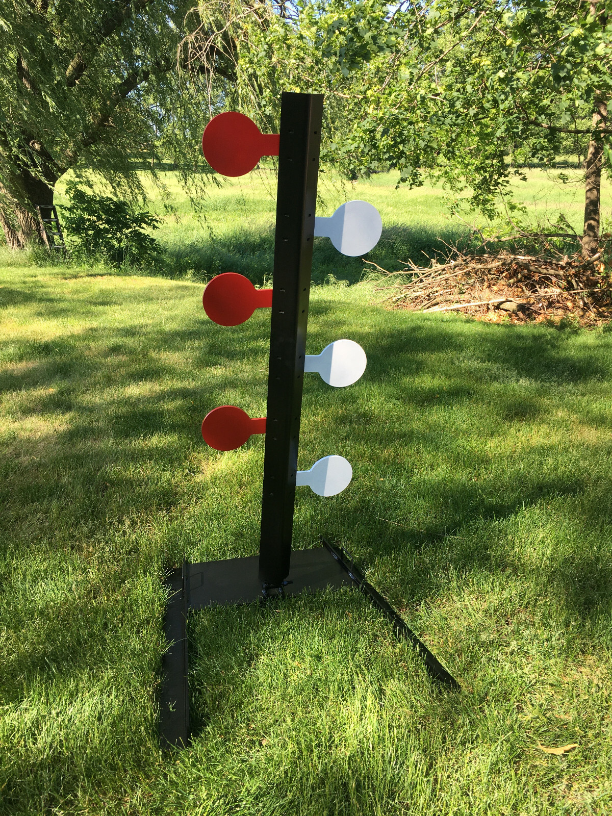 A36 Steel Target 22cal Dueling Tree DIY Kit 6pc 6"x1/4" Paddles with Tubes! USA