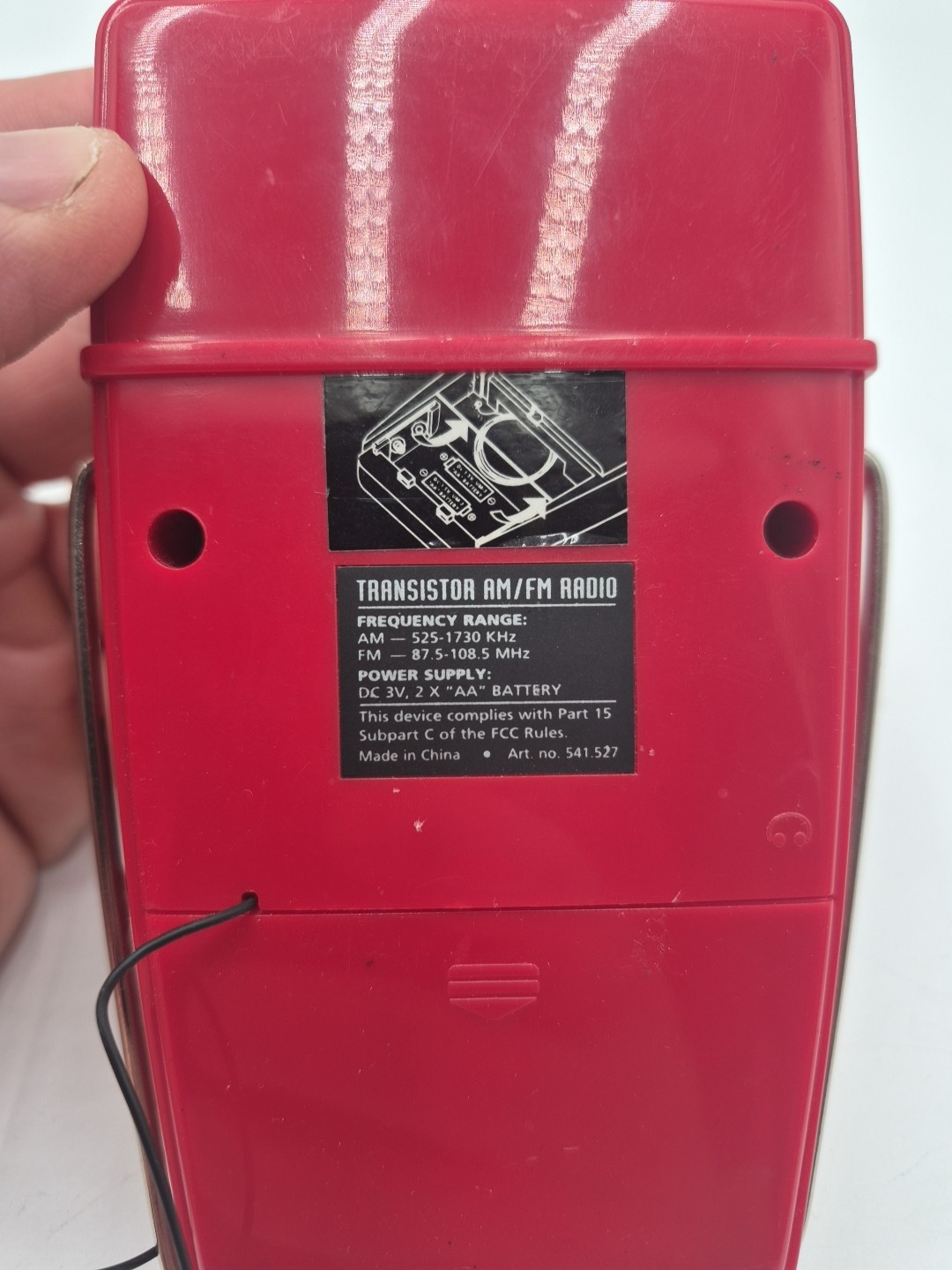 1960's-style Summer Nostalgia Beach Boys Transistor AM/FM Radio