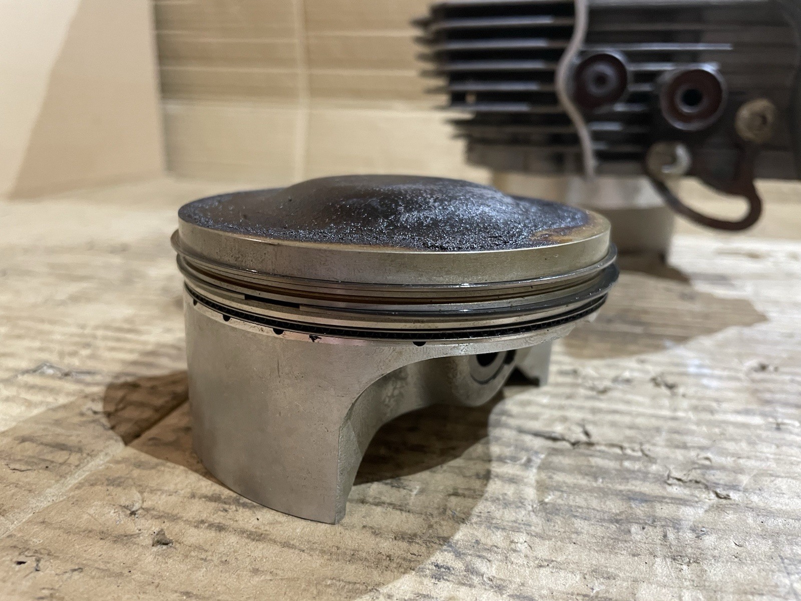 Ducati Monster 1100 Rear Cylinder Barrel & Piston 2010 2011 Genuine Low Miles