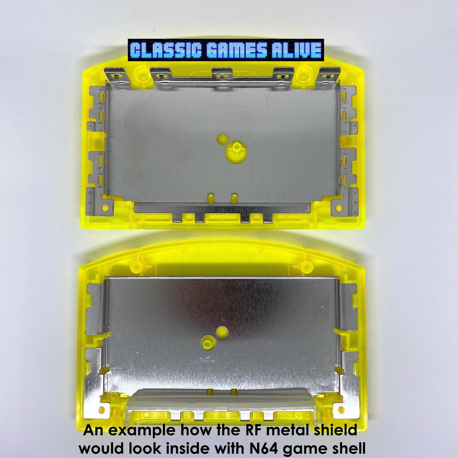 N64 Plastic Case Shell Replacement Highest Quality - Legend of Zelda- RF shield