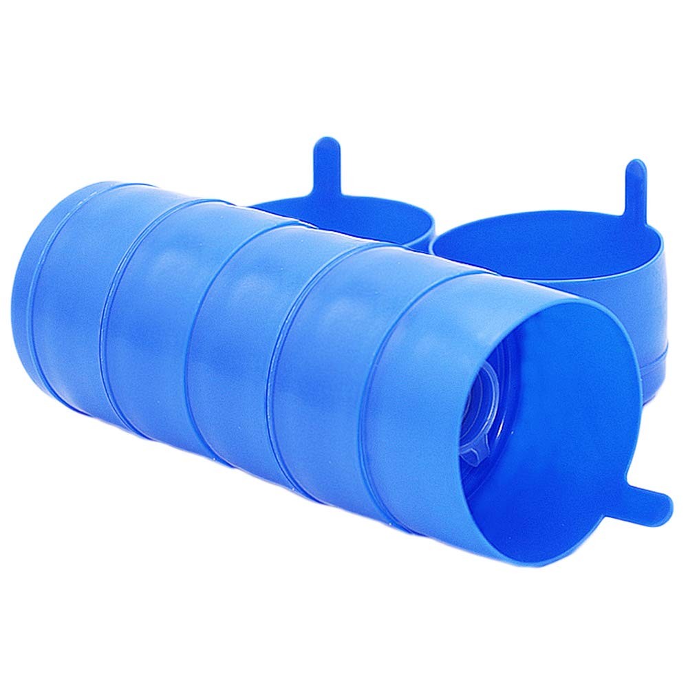 30 Pack Non Spill Caps,Reusable 55mm 3 and 5 Gallon Water Bottle Snap On Cap