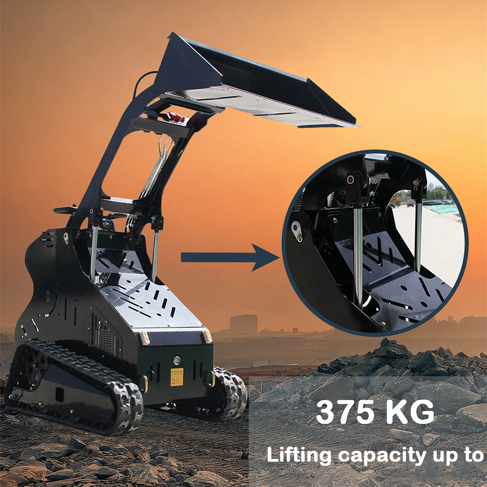 13.5 HP Mini Skid Steer Track Loader Hydraulic Gasoline