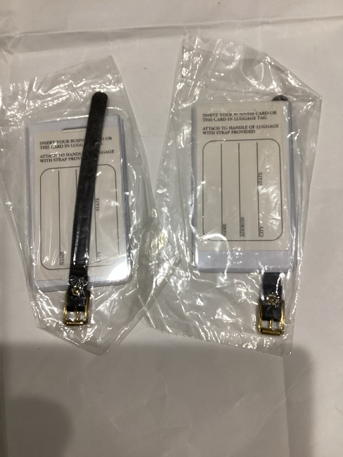 2 - American Express Luggage/ Bag/Golf/traveling Identification Tags - NEW