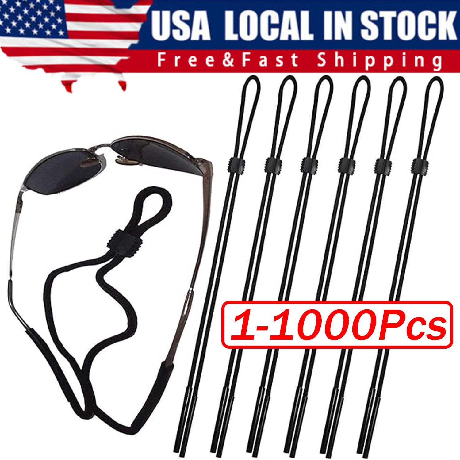 Sport Sunglass Neck Strap Eyeglass Read Glasses Neck Cord Lanyard Holder Lot