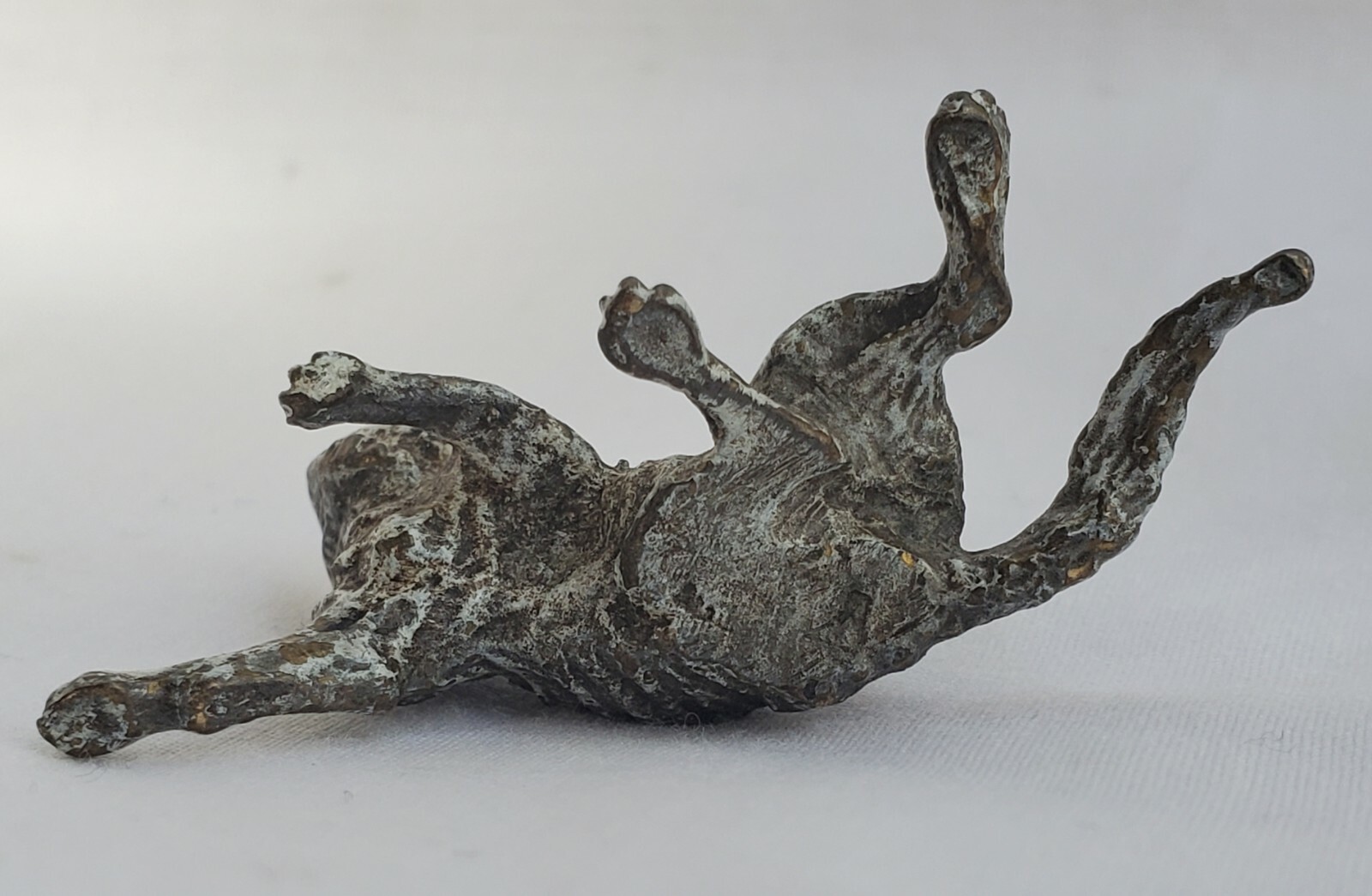 Vienna Bronze Striped Cat Figurine