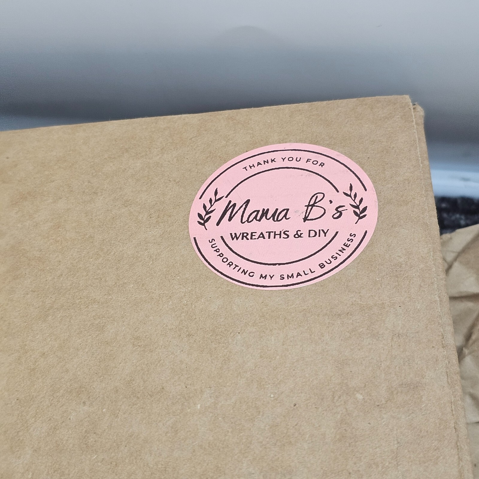 Mama B's Wreaths DIY Stepping Stone Handprint Footprint Popsicle Stick