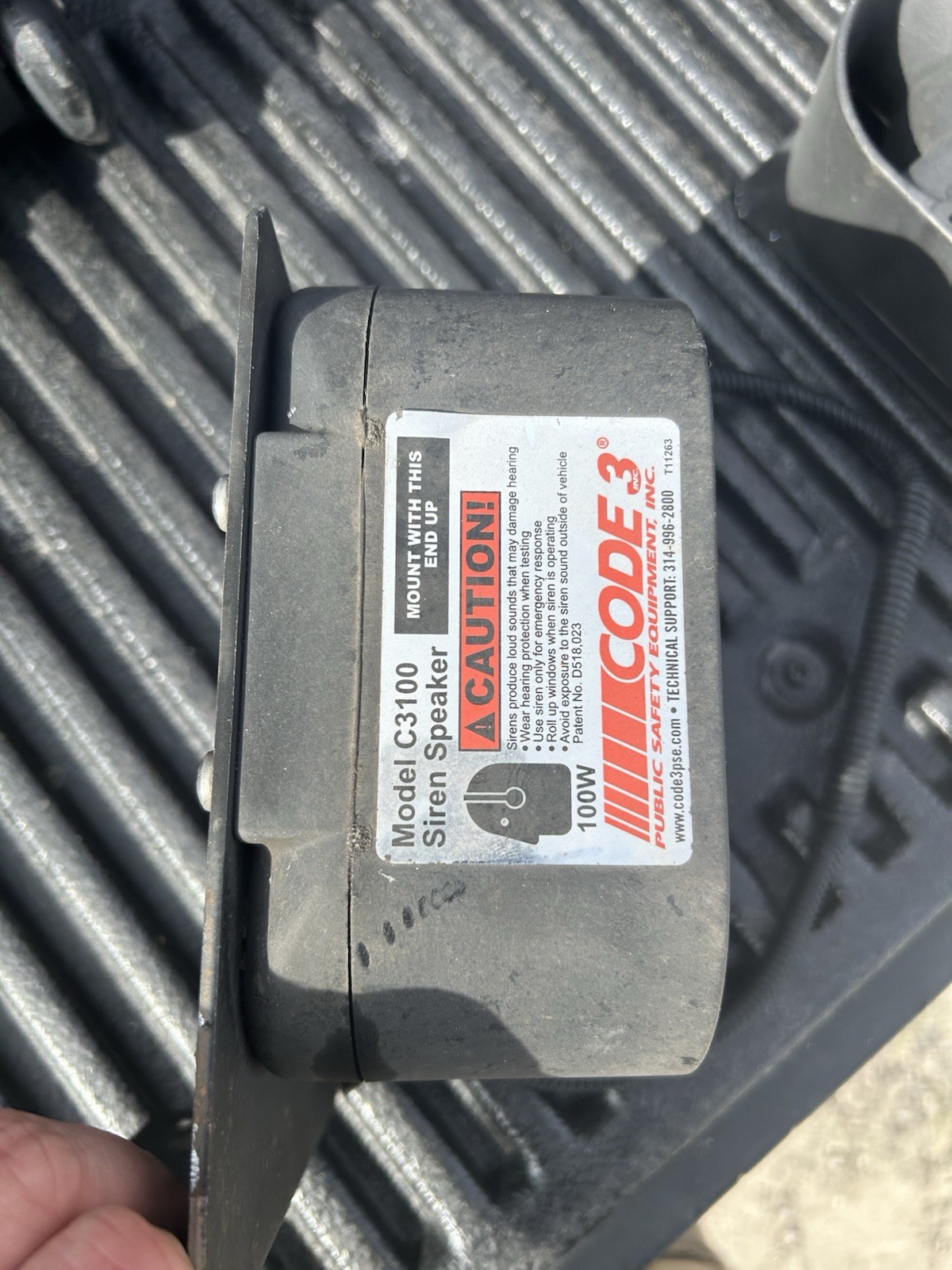 Code 3 C3100 Siren Speaker