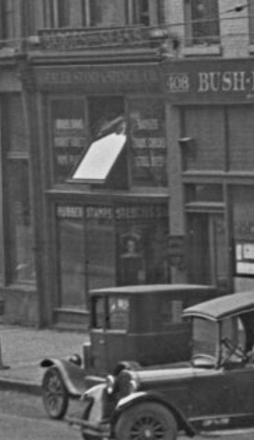 Lexington Ky 1920'S American Contractor J B Kidd Brass Advertising Sign