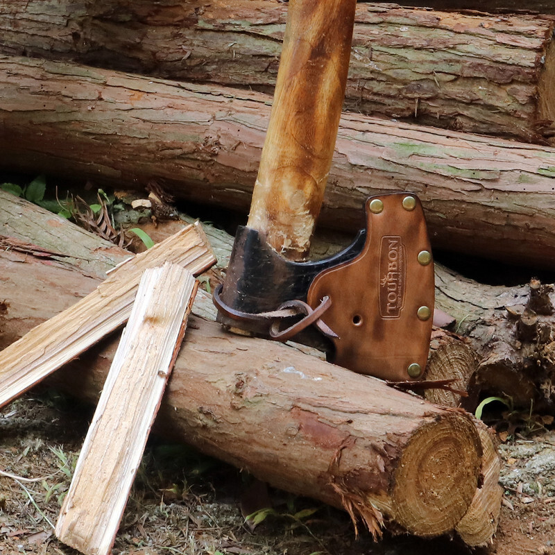 TOURBON Leather Axe Holder Hatchet Blade Protection Cover Sheath-Special Offer
