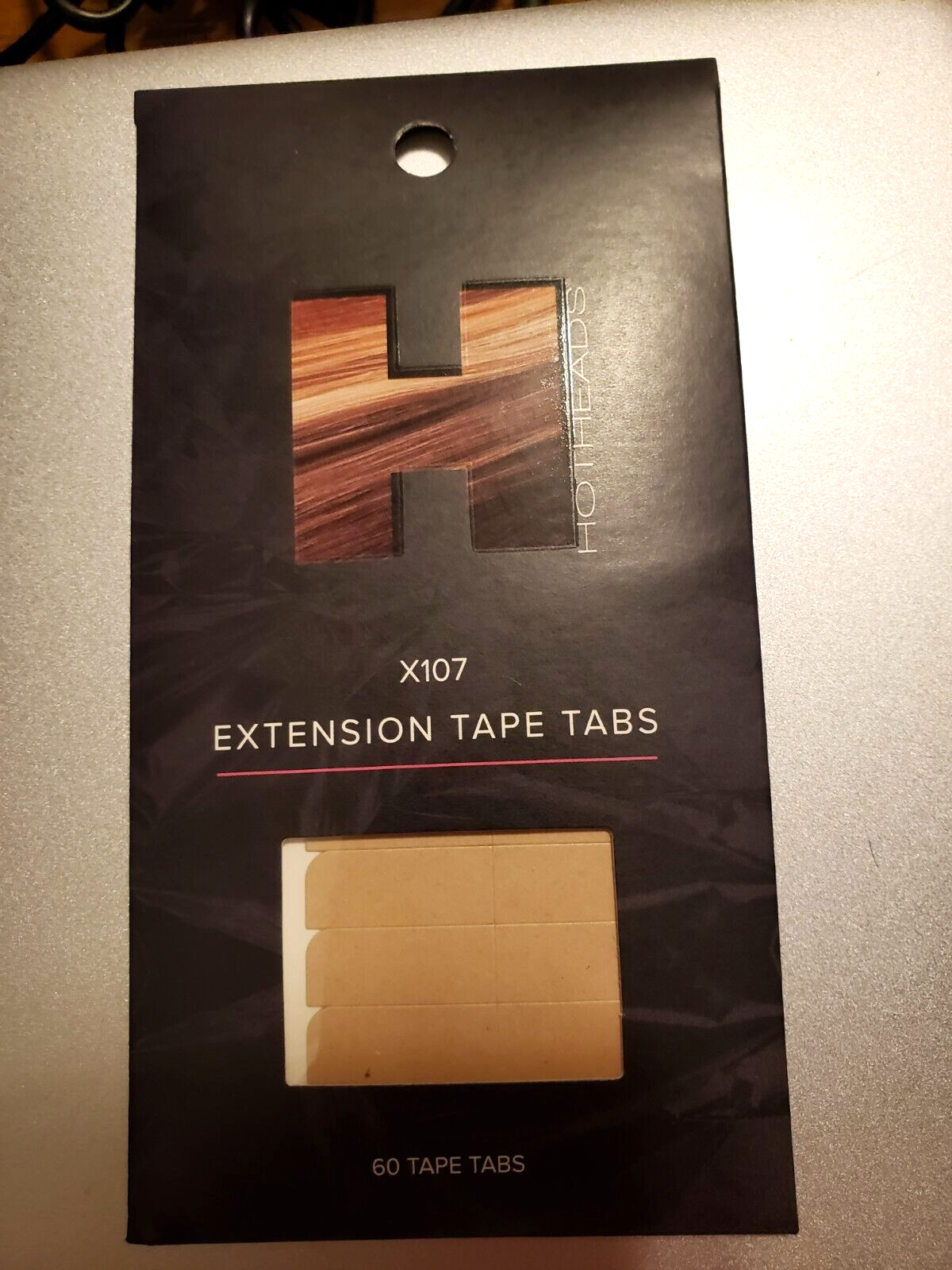 NEW Pack Hotheads 60pc Double Sided Replacement Extension Tape Tabs HairTalk