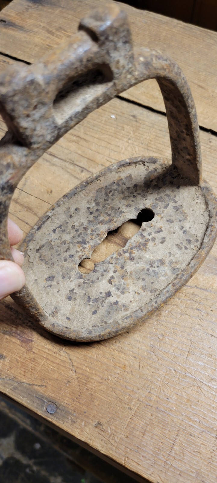 Pair 1700's Vintage Antique Spanish Colonial Iron Metal Stirrup Artifact 18th c
