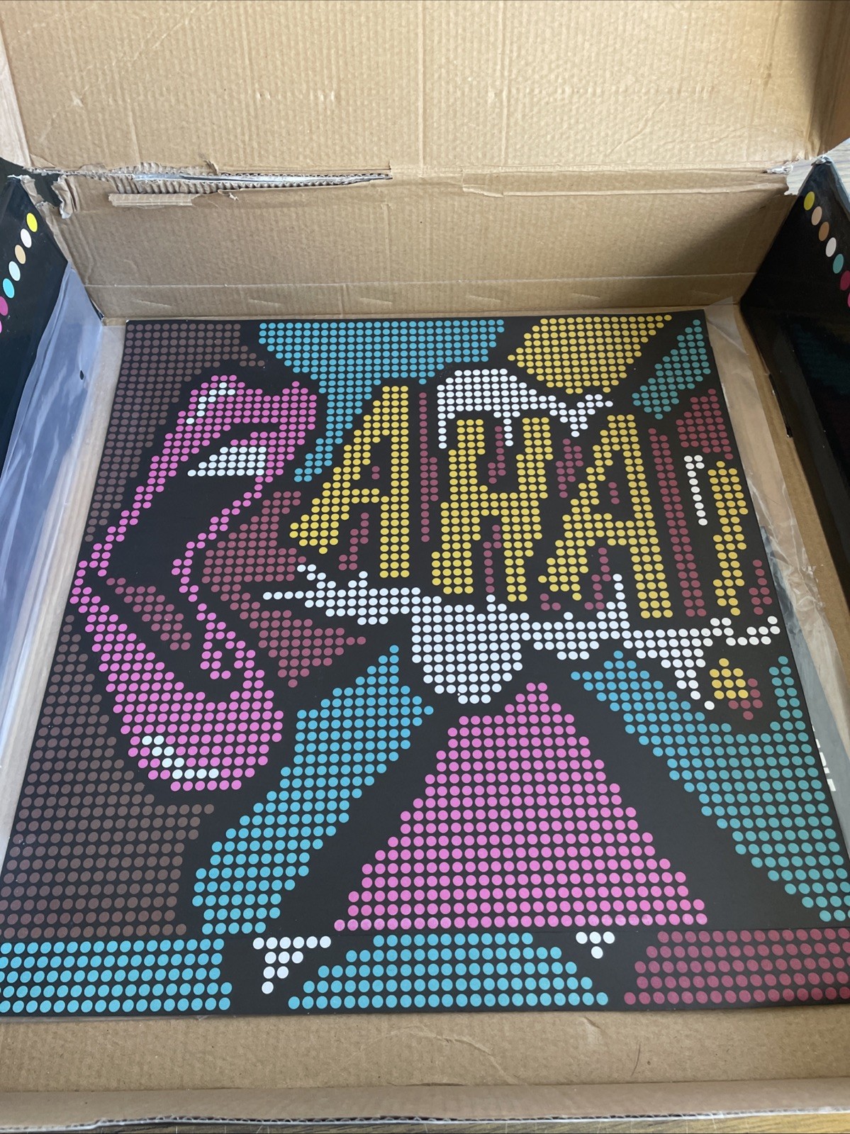 Lite-Brite 🌟Wall Art POP Wow - 16" x 16" Screen, 6,000 Mini Pegs, 3 HD Designs