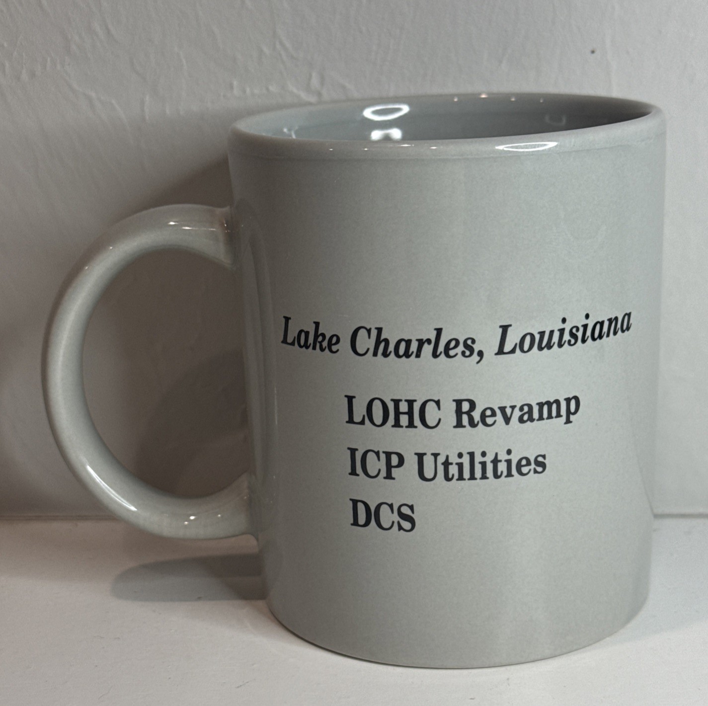 Vintage Conoco Oil Mug Cup /Pritchard / Lake Charles Louisiana / Oilfield Energy