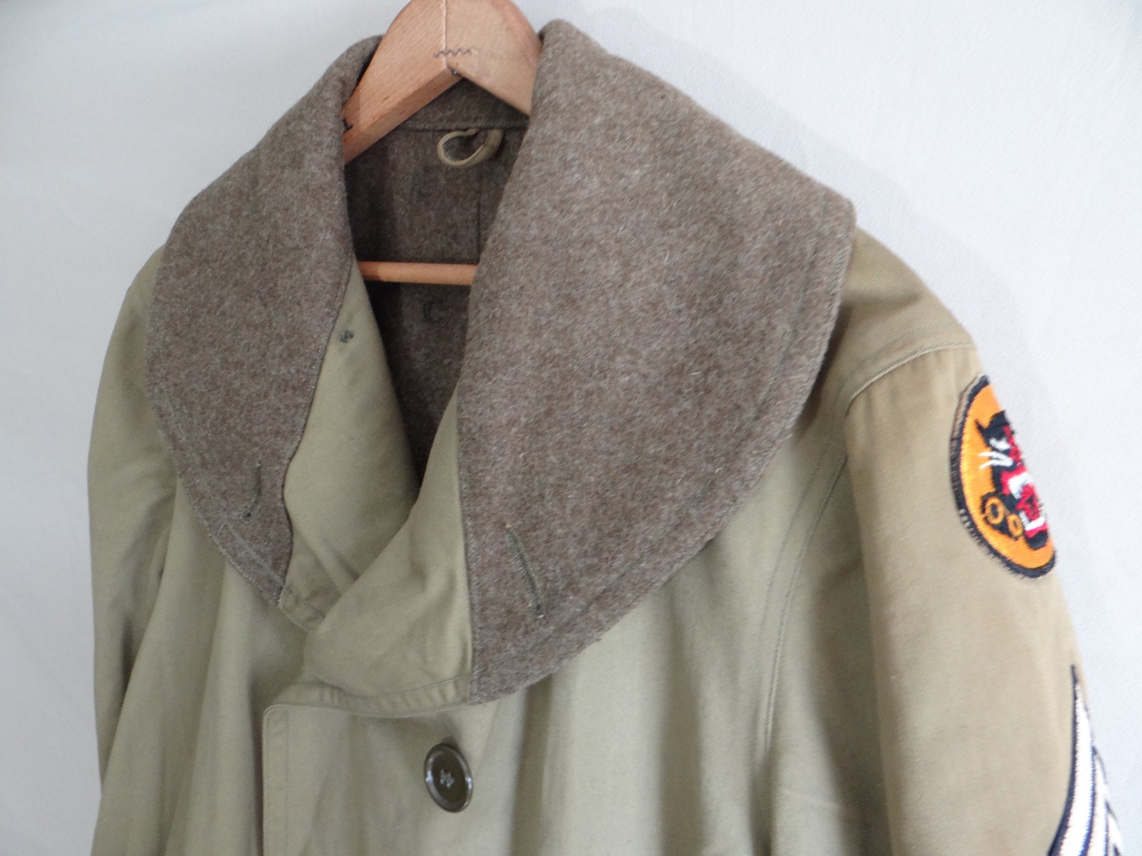 Original WWII 1941 US Army Tank Destroyer M-1938 MACKINAW Jacket Size 40