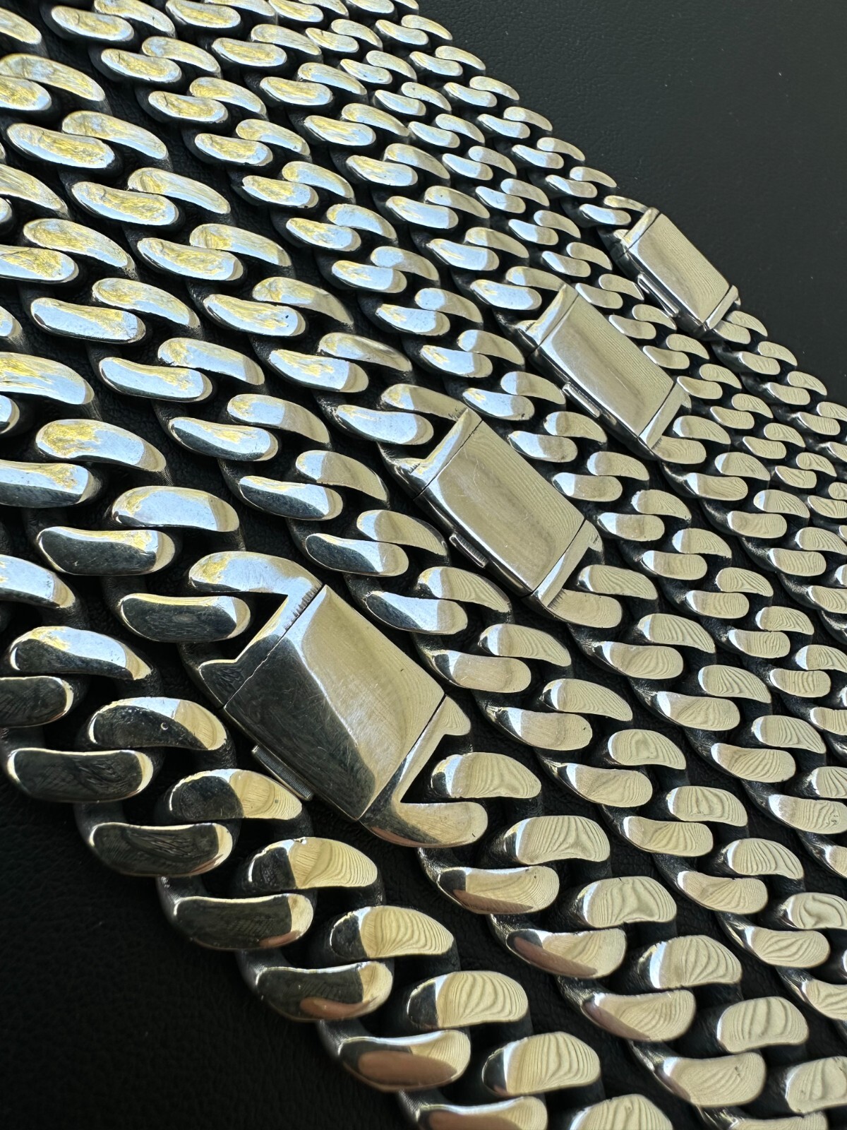 Miami Cuban Link Chain Necklace Real 925 Sterling Silver 6-12mm