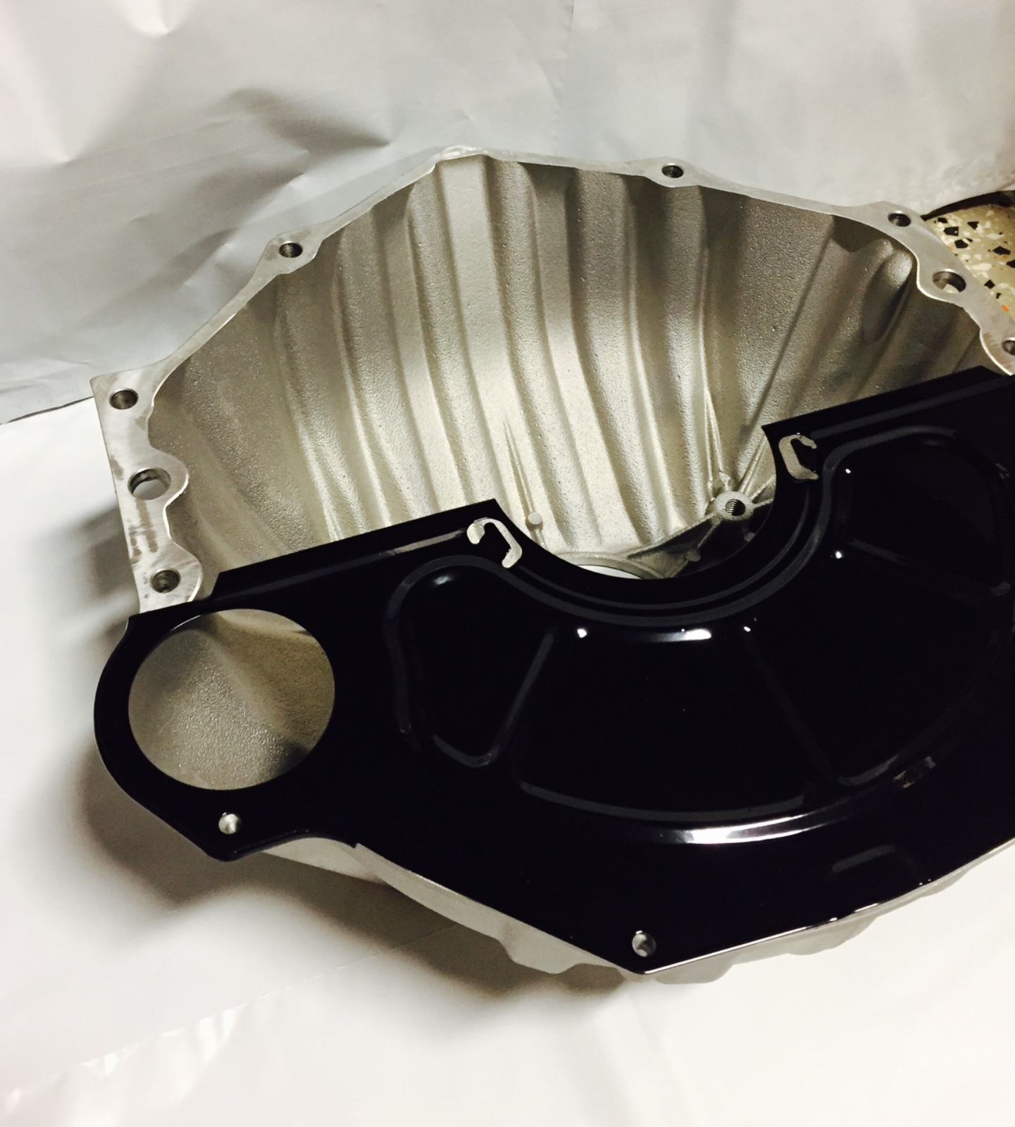 Chevy 4 Speed Inspection Plate Flex 621 Bell Housing 11" clutch plate cover