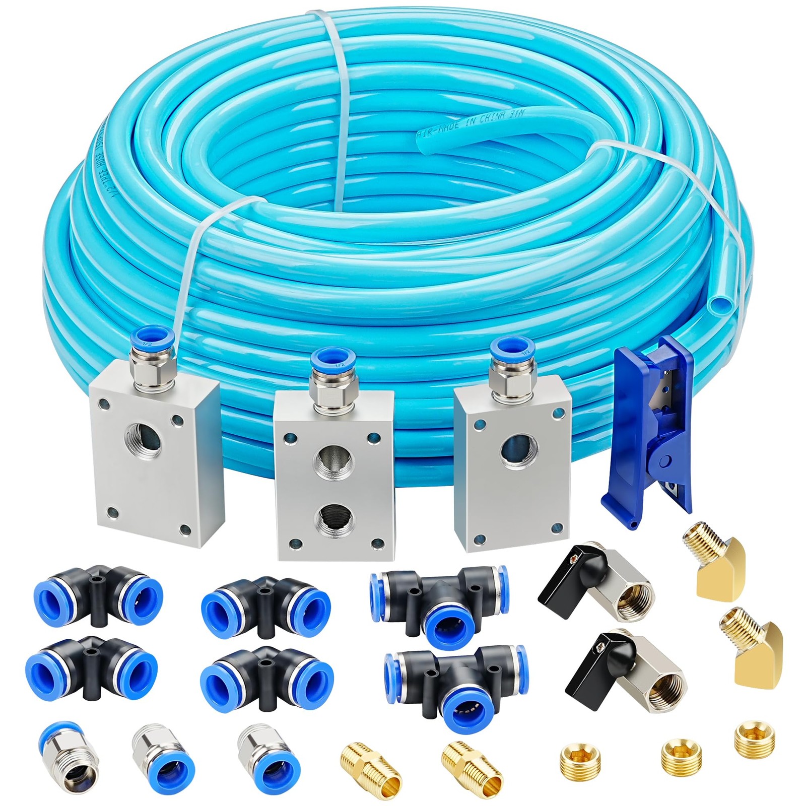 1/2″OD Compressed Air Piping System and Shop Line Kit