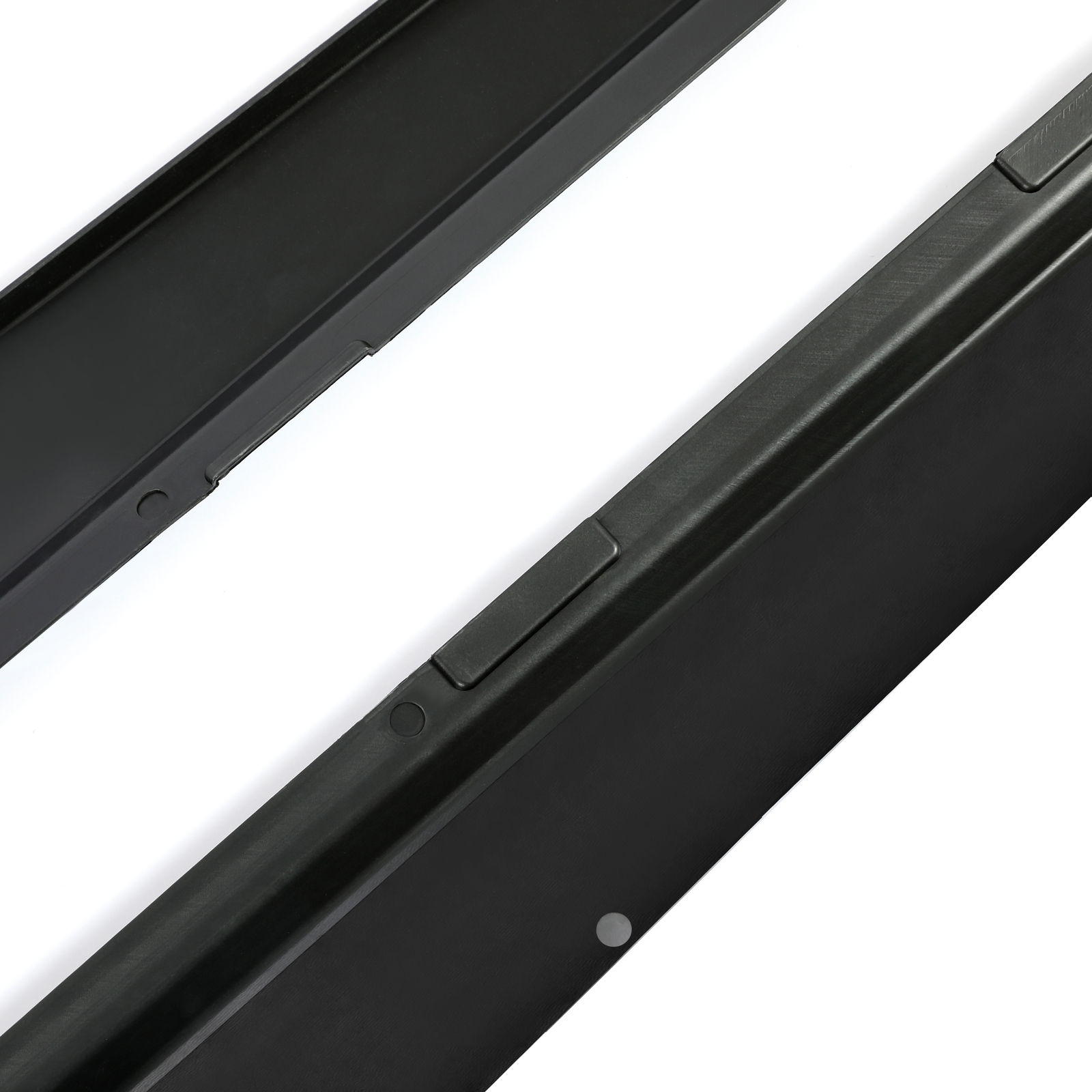 Side Skirts Extension For 2010-15 Chevy Camaro SS LS LT Gloss Black Rocker Panel