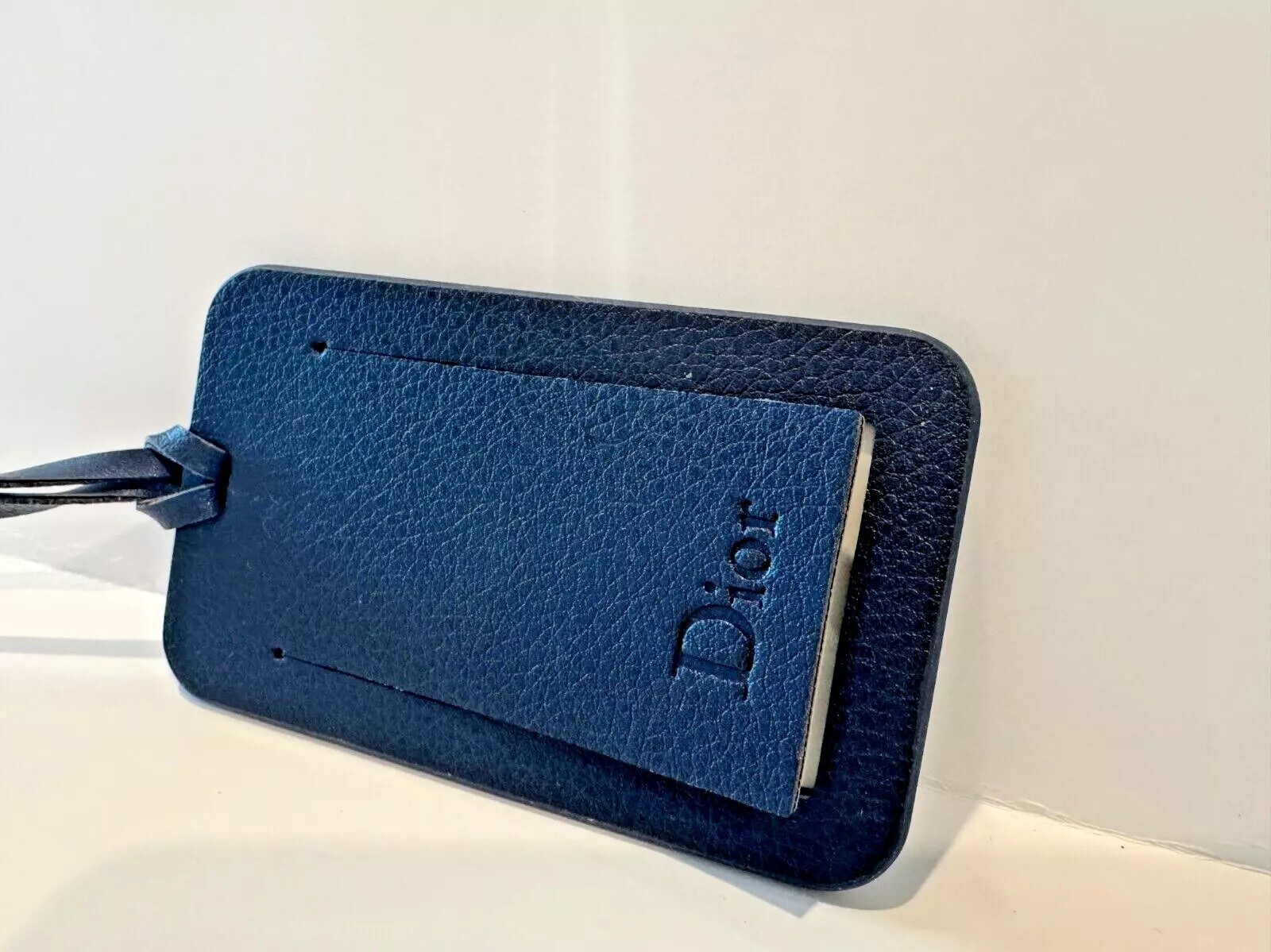 Dior Luggage Tag Navy Blue Novelty VIP Gift NEW