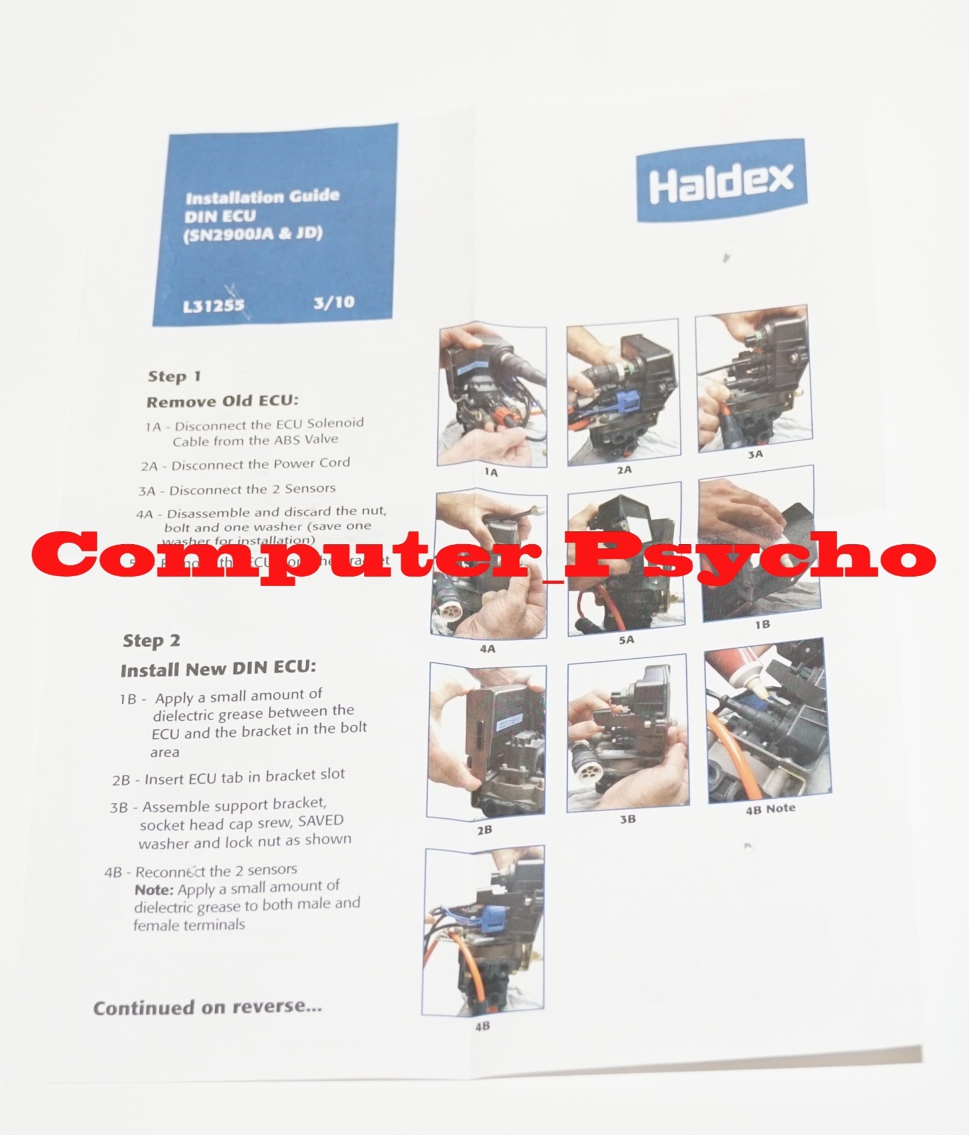 HALDEX AL919339 PLC SELECT 1M ECU ELECTRONIC CONTROL UNIT 2S 1M GENUINE AL919324