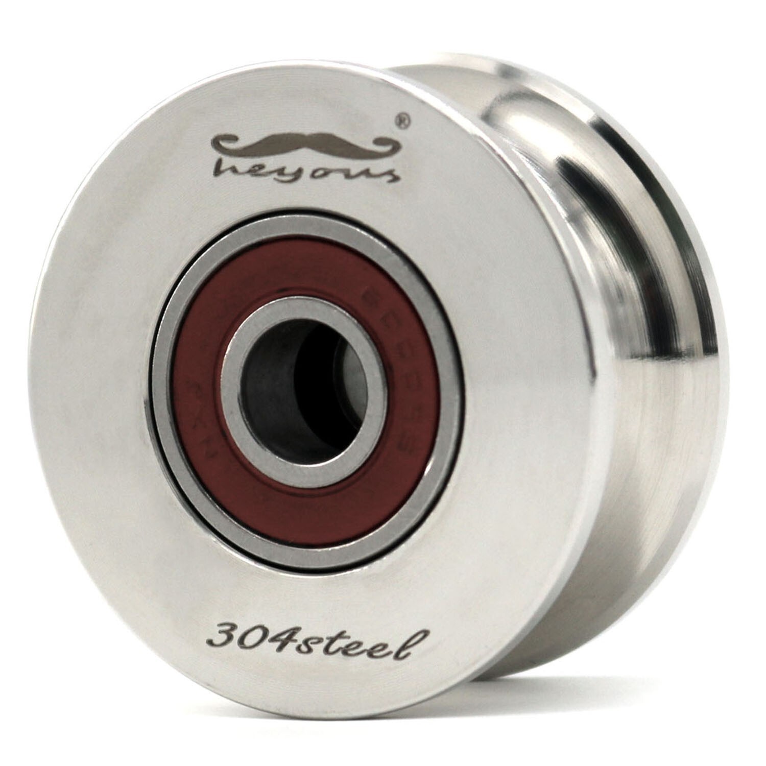 2PACKS Wheel Bearing U Groove Pulley U Groove Bearing Pulley Wheel U Groove