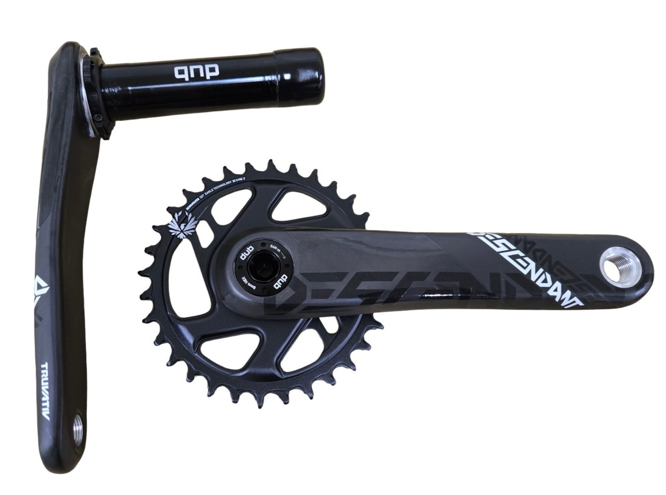 SRAM Truvativ Descendant Eagle Carbon Crankset 12 Speed 32t 170mm DUB Boost MTB