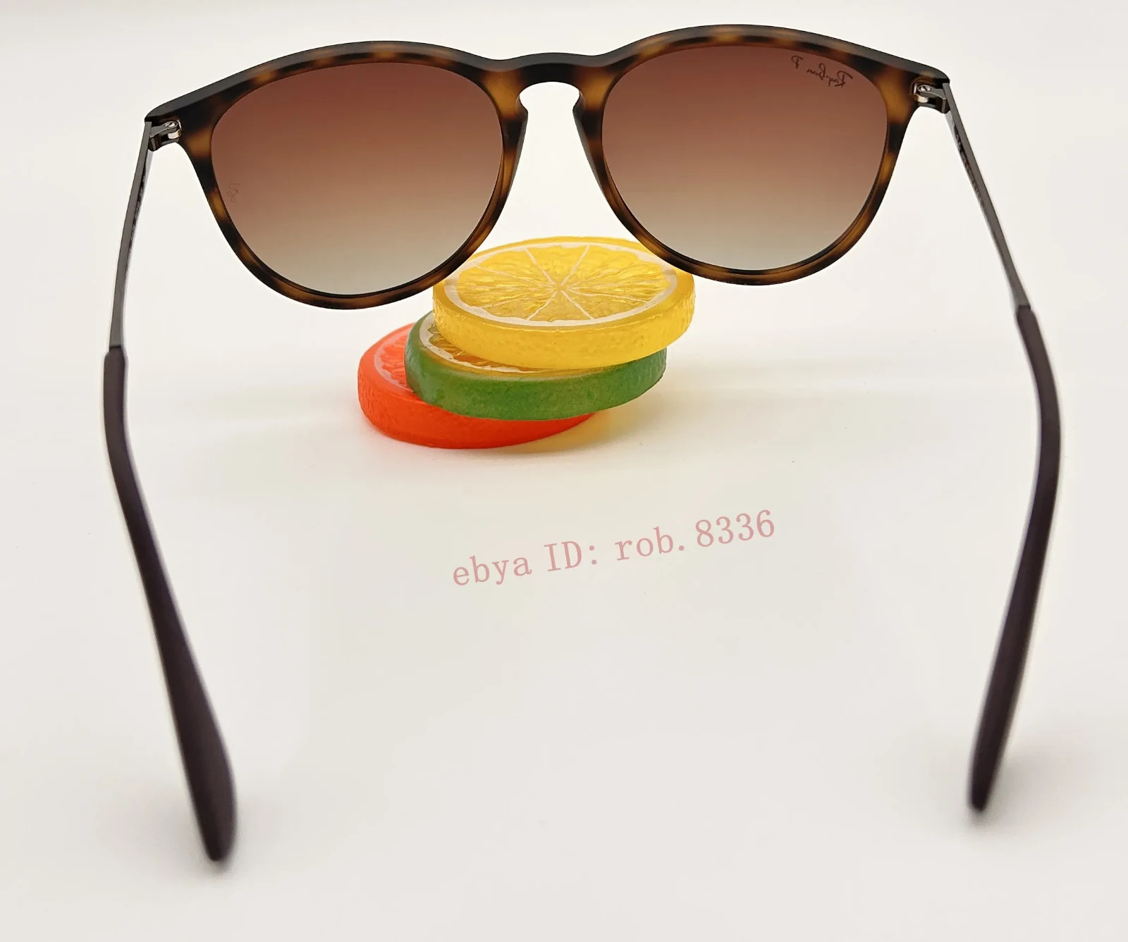 Ray-Ban Erika Polarized Sunglasses RB4171 710/T5 54-18 Brown/Light Havana