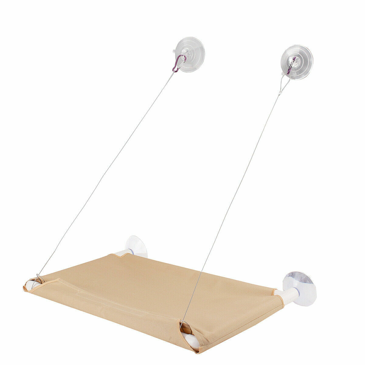 Cat Bed, Window Hammock / Perch, Raised Resting Post for Large & Small Cats