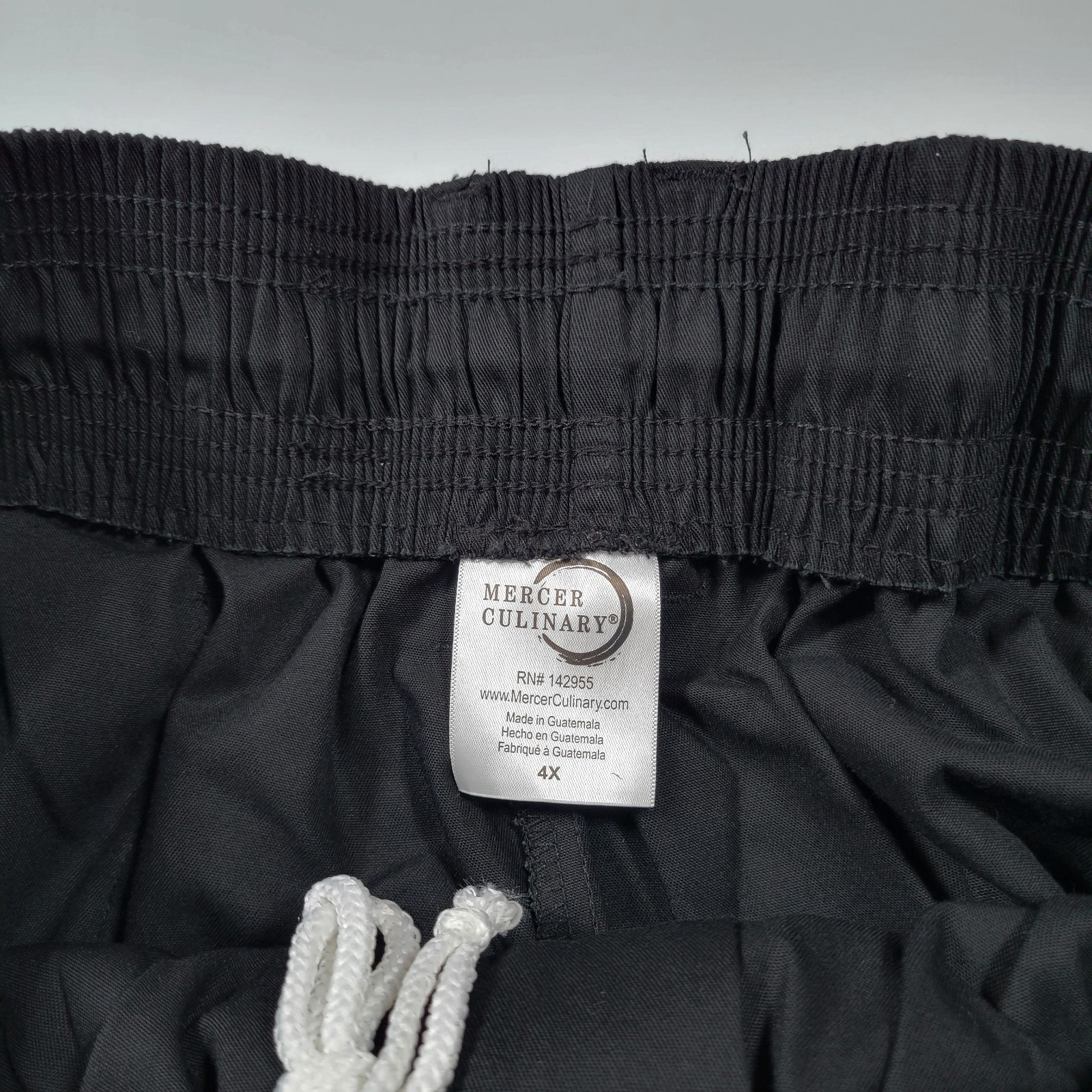 Mercer Culinary M60050BK4X Lot Of 2- Men's 4X Cook Pants Milennia Big/Tall New